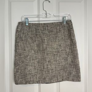 Loft Tweed Mini Pencil Skirt